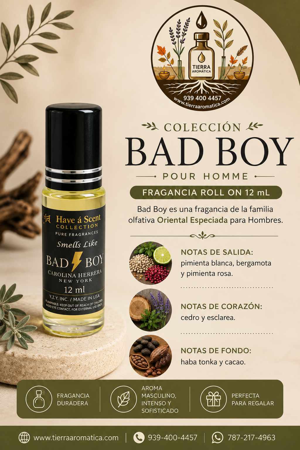 Bad Boy roll on 12 ml