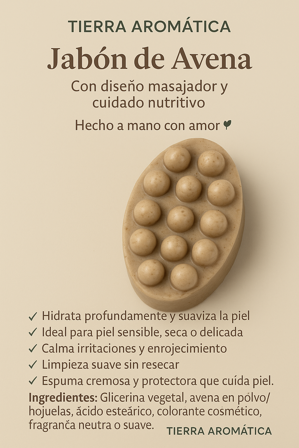 Jabón de Avena