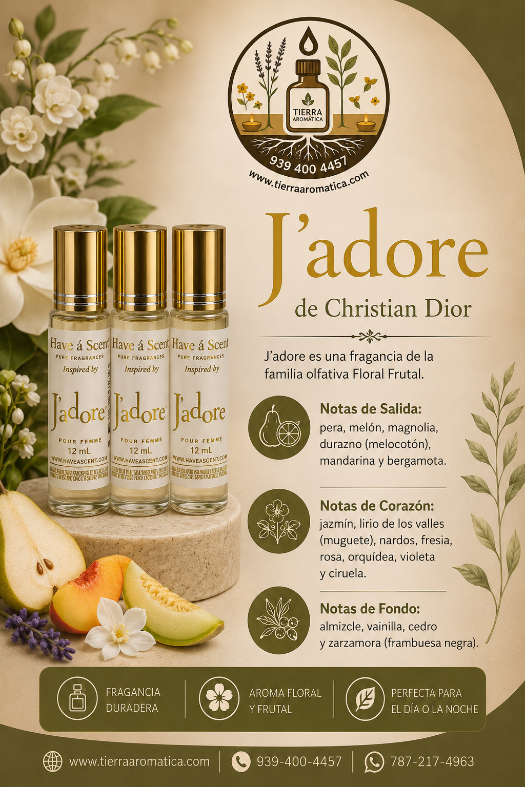 J'adore roll 0n 12 ml