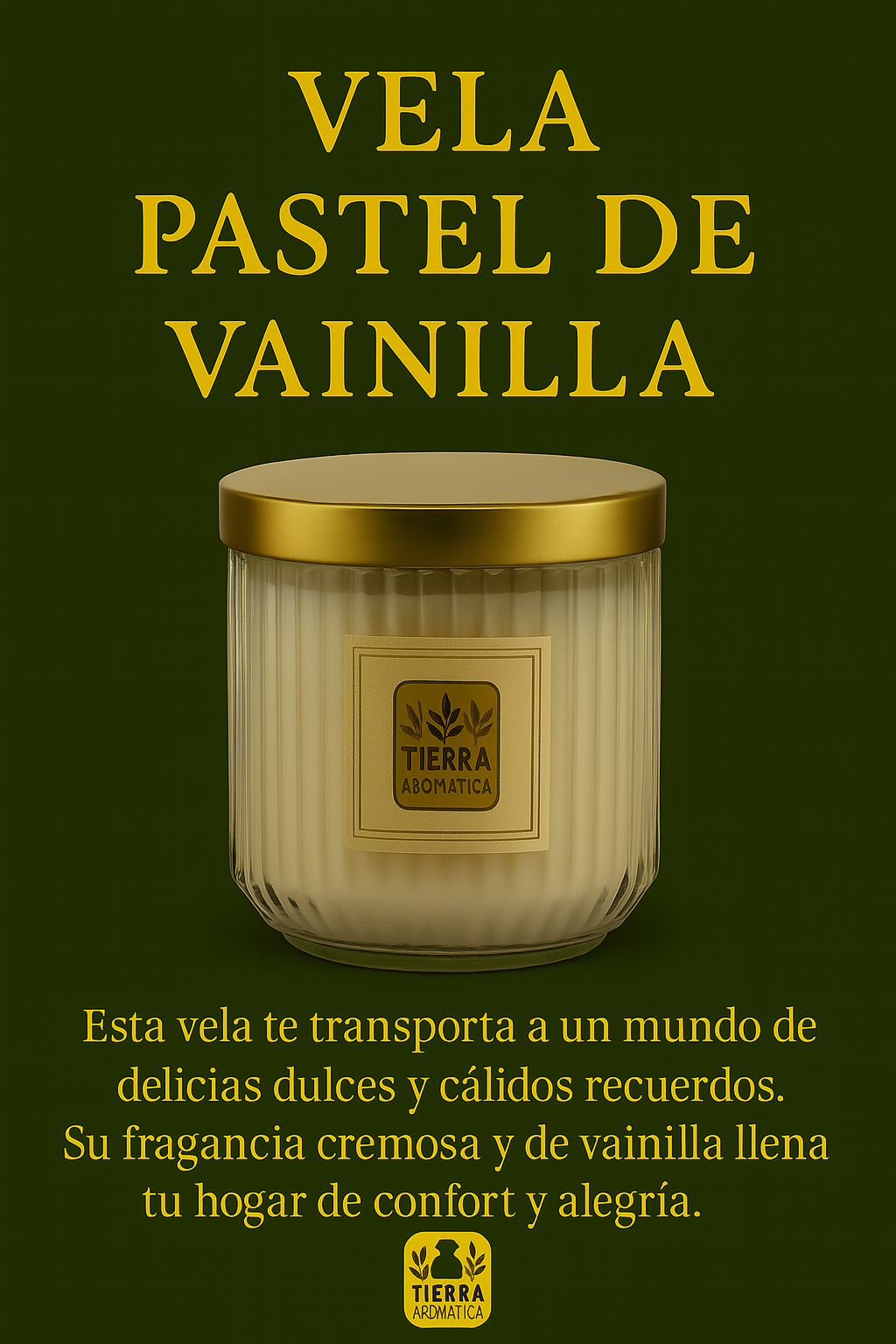 vela Cake de Vanilla