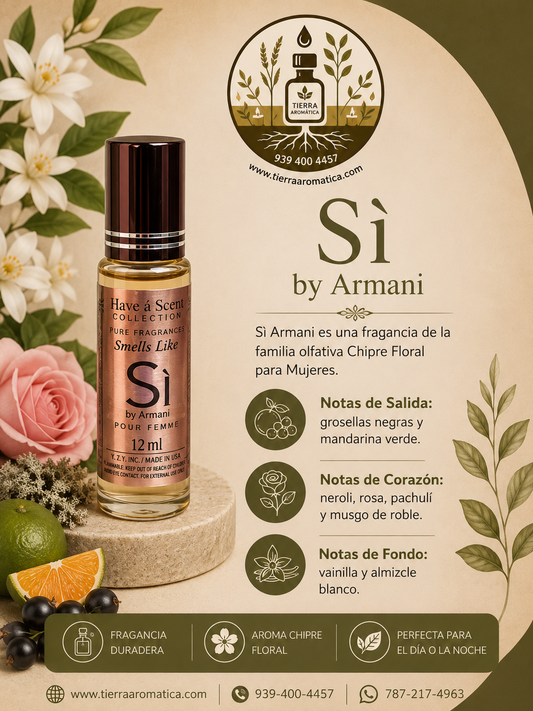 Si Armani  roll on 12 ml