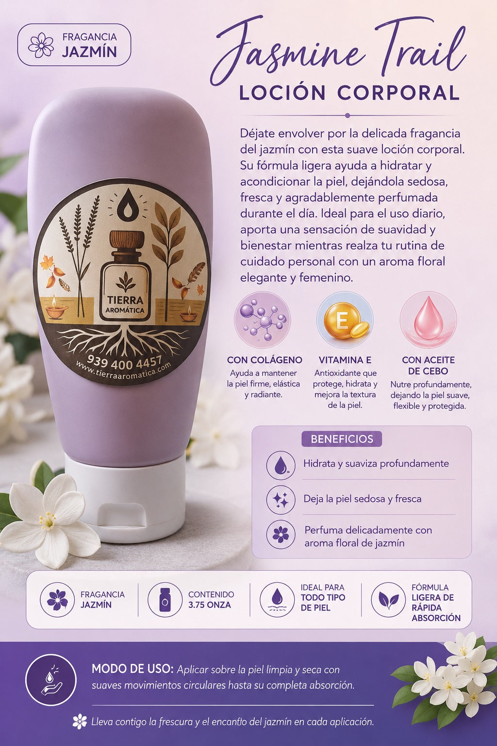 Jasmine Trail – Loción Corporal