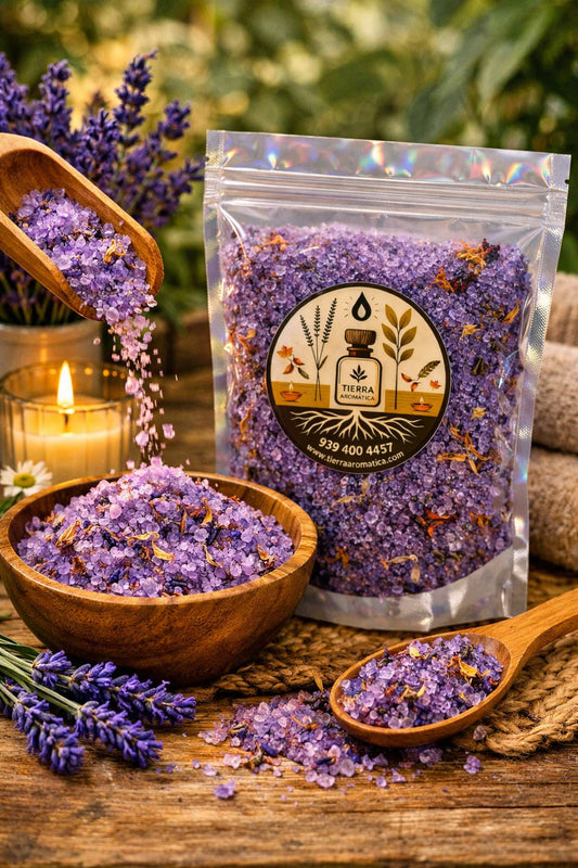 💜 Sales de Lavanda Terapéuticas – Tierra Aromática