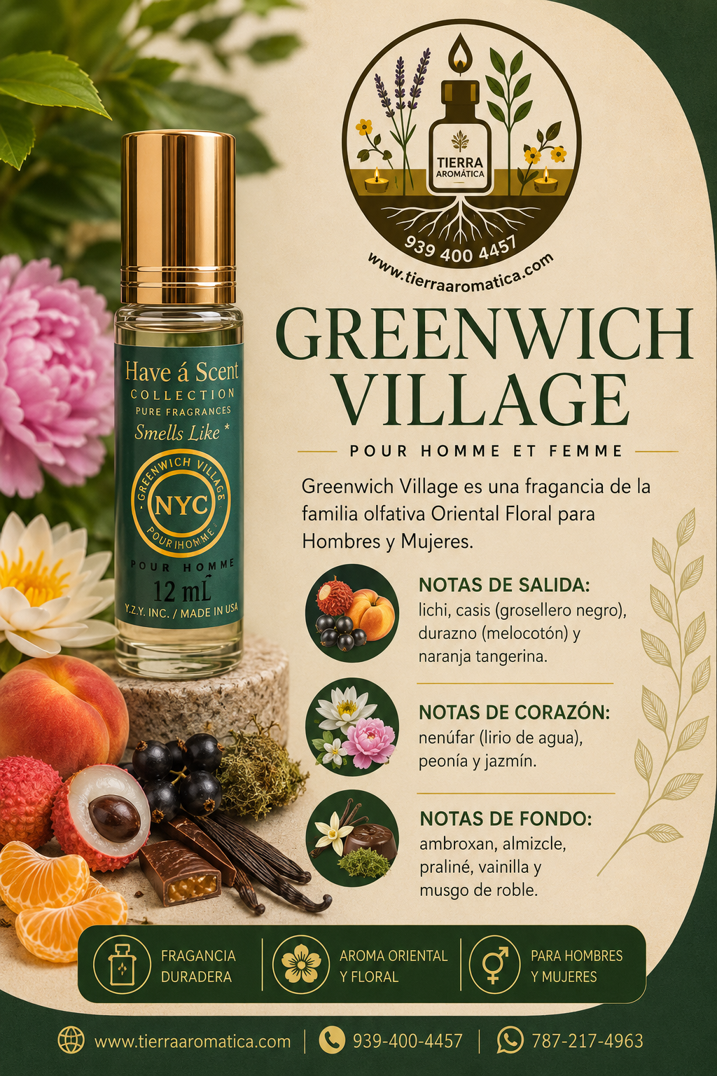 Greenwich Village roll on 12 ml